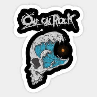 One Ok Rock Skull Island Sticker